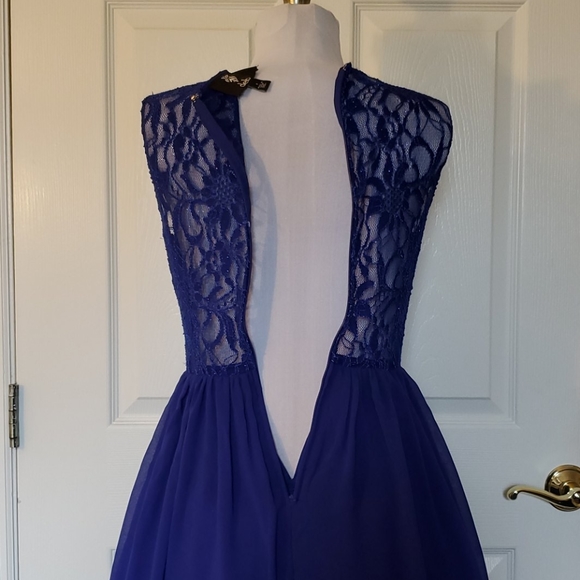 Royal Blue Party Dress by Deb - Size 5 - Picture 12 of 15